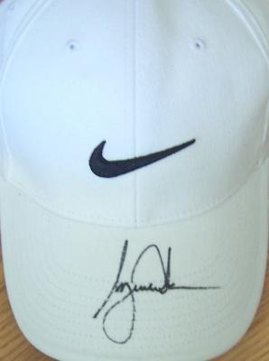 Tiger Woods autographed Nike golf cap