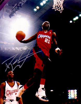 Darius Miles autographed Los Angeles Clippers 8x10 dunk photo