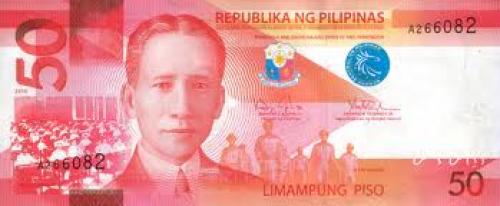 Banknotes; new Banknotes of the Philippine Peso; 50 Pesos