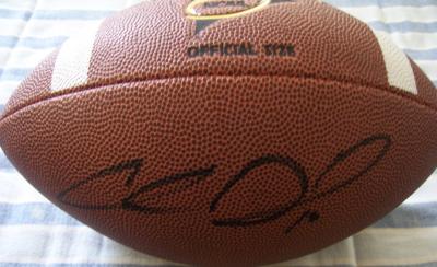 Chase Daniel (Missouri) autographed NCAA football