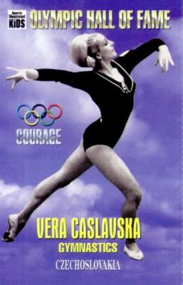 Vera Caslavska Olympic Hall of Fame Sports Illustrated for Kids card