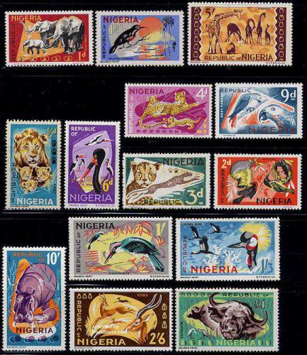 Definitives, animals 14v; Year: 1965