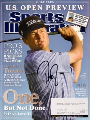 Davis Love III autographed 2006 Golf Plus Sports Illustrated