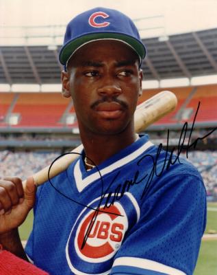 Jerome Walton autographed 8x10 Chicago Cubs photo