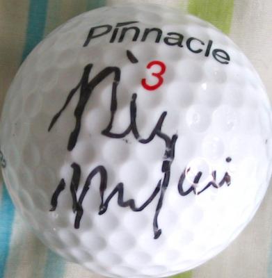 Billy Mayfair autographed golf ball