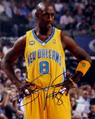 Bobby Jackson autographed New Orleans Hornets 8x10 photo