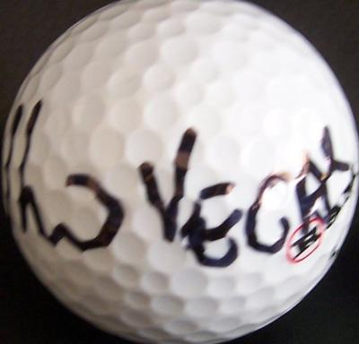 Jhonattan Vegas autographed golf ball