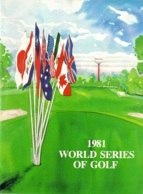 1981 World Series of Golf program and pairings guide (Tom Watson)