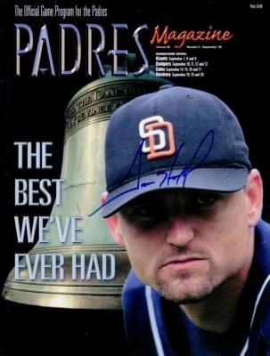 Trevor Hoffman autographed 1998 San Diego Padres Magazine