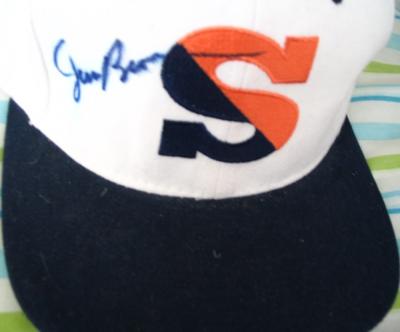 Jim Brown autographed Syracuse cap