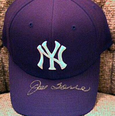 Joe Torre autographed New York Yankees cap