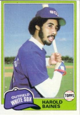 Harold Baines 1981 Topps Rookie Card #347
