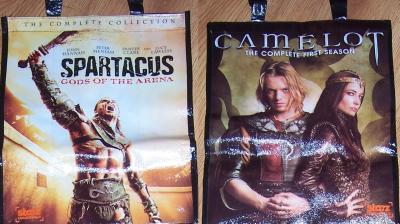 Camelot & Spartacus 2011 Comic-Con double sided promo bag