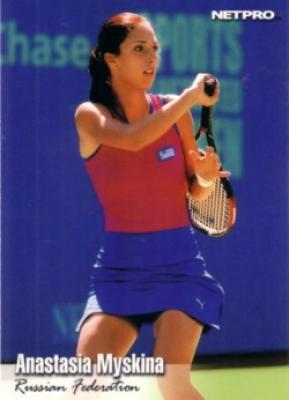 Anastasia Myskina 2003 Netpro Rookie Card