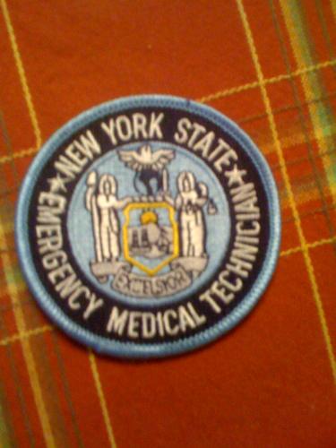 New York State EMT patch