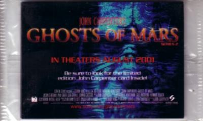 Ghosts of Mars movie 2001 Series 2 promo card set
