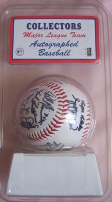 2003 San Diego Padres team facsimile autographed baseball