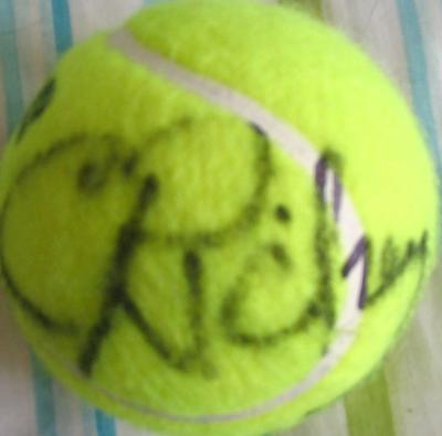 Cliff Richey autographed tennis ball