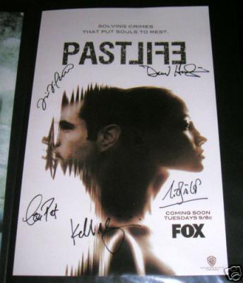 Past Life cast autographed 11x17 mini poster (Nicholas Bishop Kelli Giddish Ravi Patel)