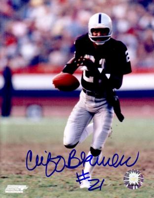 Cliff Branch autographed 8x10 Oakland Raiders photo