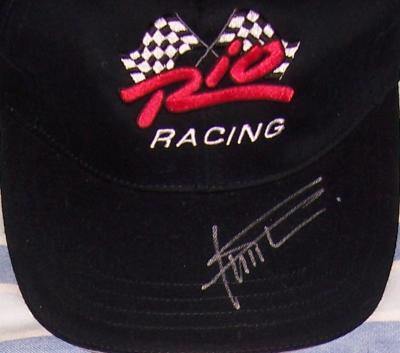 Gil de Ferran autographed Rio Racing cap