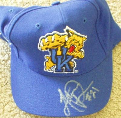 Artose Pinner autographed Kentucky Wildcats cap
