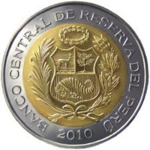 Coins;  2 Nuevos Soles - Peruvian Coin