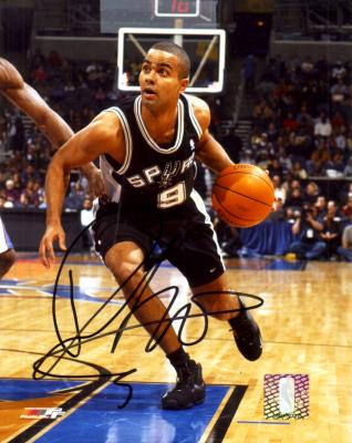 Tony Parker autographed San Antonio Spurs 8x10 photo