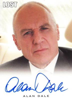 Alan Dale (Charles Widmore) LOST certified autograph card