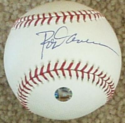 Rod Carew autographed MLB baseball