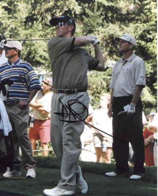 David Duval autographed 8x10 golf photo