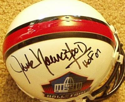 Jack Youngblood autographed Hall of Fame authentic mini helmet