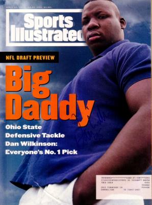 Dan Wilkinson (Ohio State) autographed 1994 Sports Illustrated