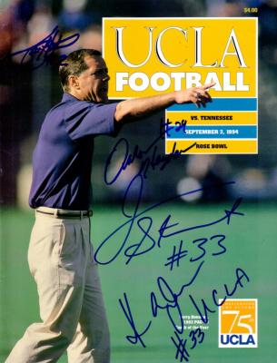 1994 Tennessee at UCLA autographed program (Todd Helton James Stewart)