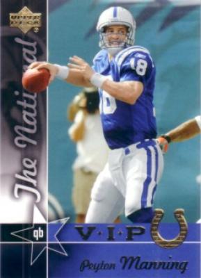 Peyton Manning 2005 Upper Deck National Convention VIP promo card