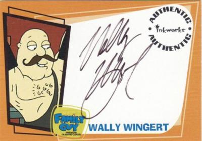 Wally Wingert Family Guy certified autograph card (Barnaby)