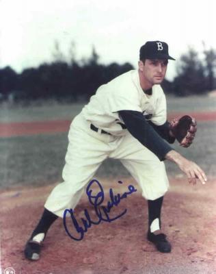 Carl Erskine autographed Brooklyn Dodgers 8x10 photo