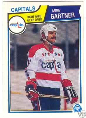 Mike Gartner Washington Capitals 1983-84 OPC card #369