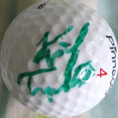 Kirk Triplett autographed golf ball