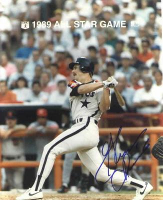Glenn Davis autographed 8x10 Houston Astros photo