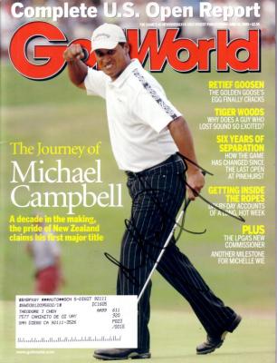 Michael Campbell autographed 2005 U.S. Open Golf World