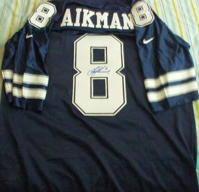 Troy Aikman autographed Dallas Cowboys authentic Nike game model jersey