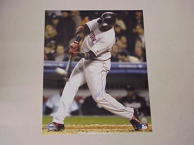 David Ortiz autographed Boston Red Sox 2004 ALCS Game 7 HR 16x20 poster size photo