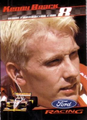 Kenny Brack 2001 Ford Racing Sports Illustrated for Kids card