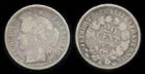 20 centimes; Year: 1849-1850; (km 758)