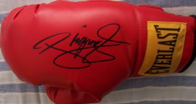 Manny Pacquiao autographed Everlast boxing glove
