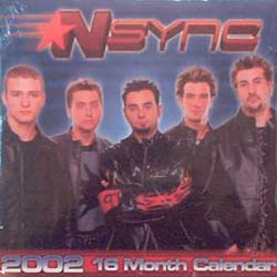 Nsync 2002 16 month calendar