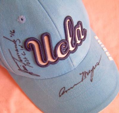 Lisa Fernandez & Ann Meyers autographed UCLA Bruins cap