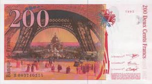 Banknotes; France; 1995‑200‑francs