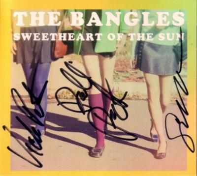 The Bangles autographed Sweetheart of the Sun CD (Susanna Hoffs Debbi & Vicki Peterson)